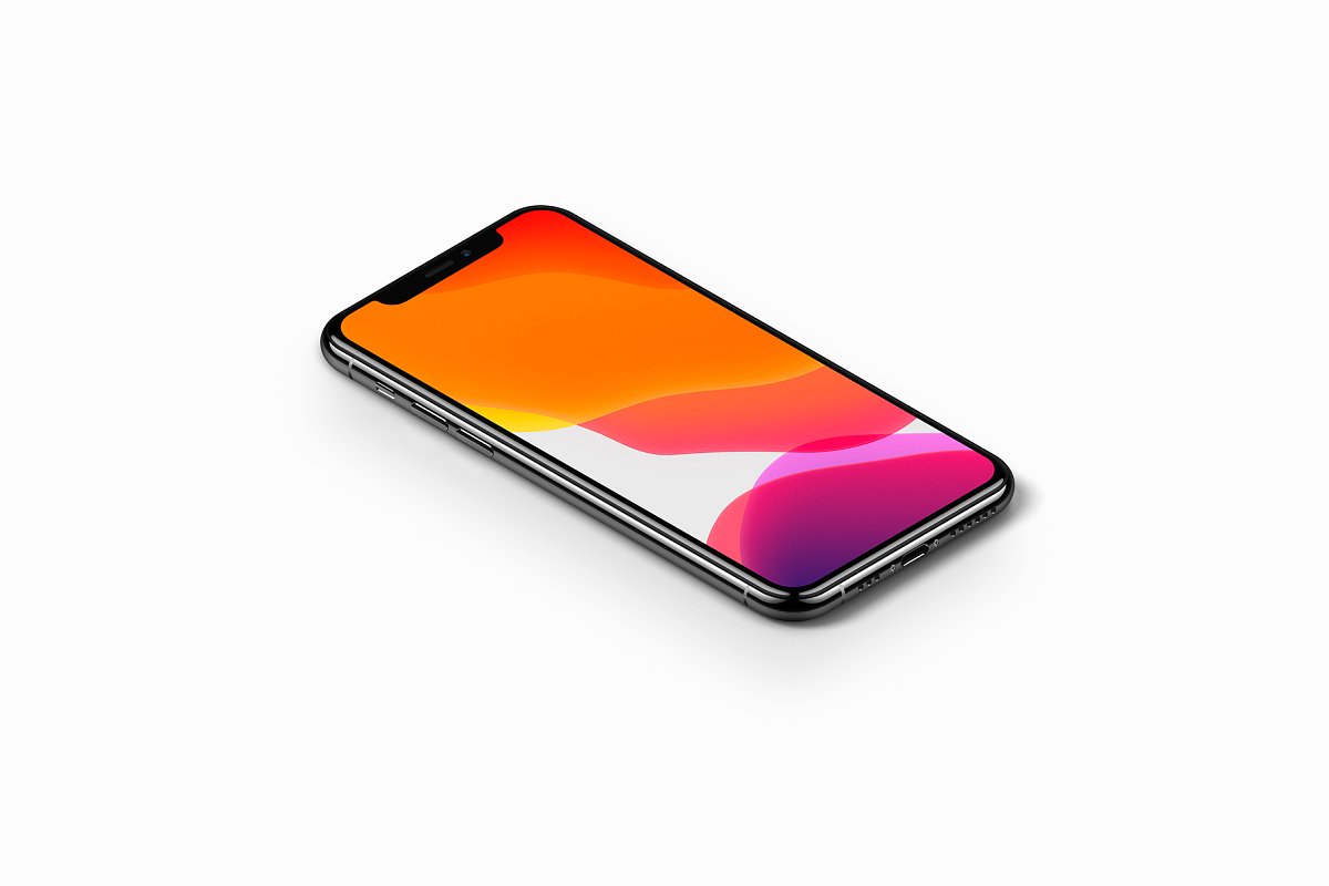 高品质iPhone 11 Pro苹果智能手机UI设计屏幕展示样机 Phone 11 Pro - 20 Mockups Scenes_img_1