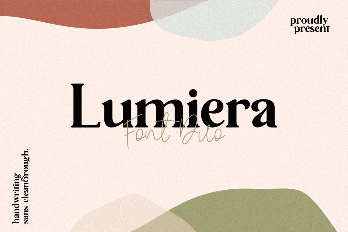 豪华的无衬线粗体英文字体 Lumiera Font Duo Discount 50%_img_1