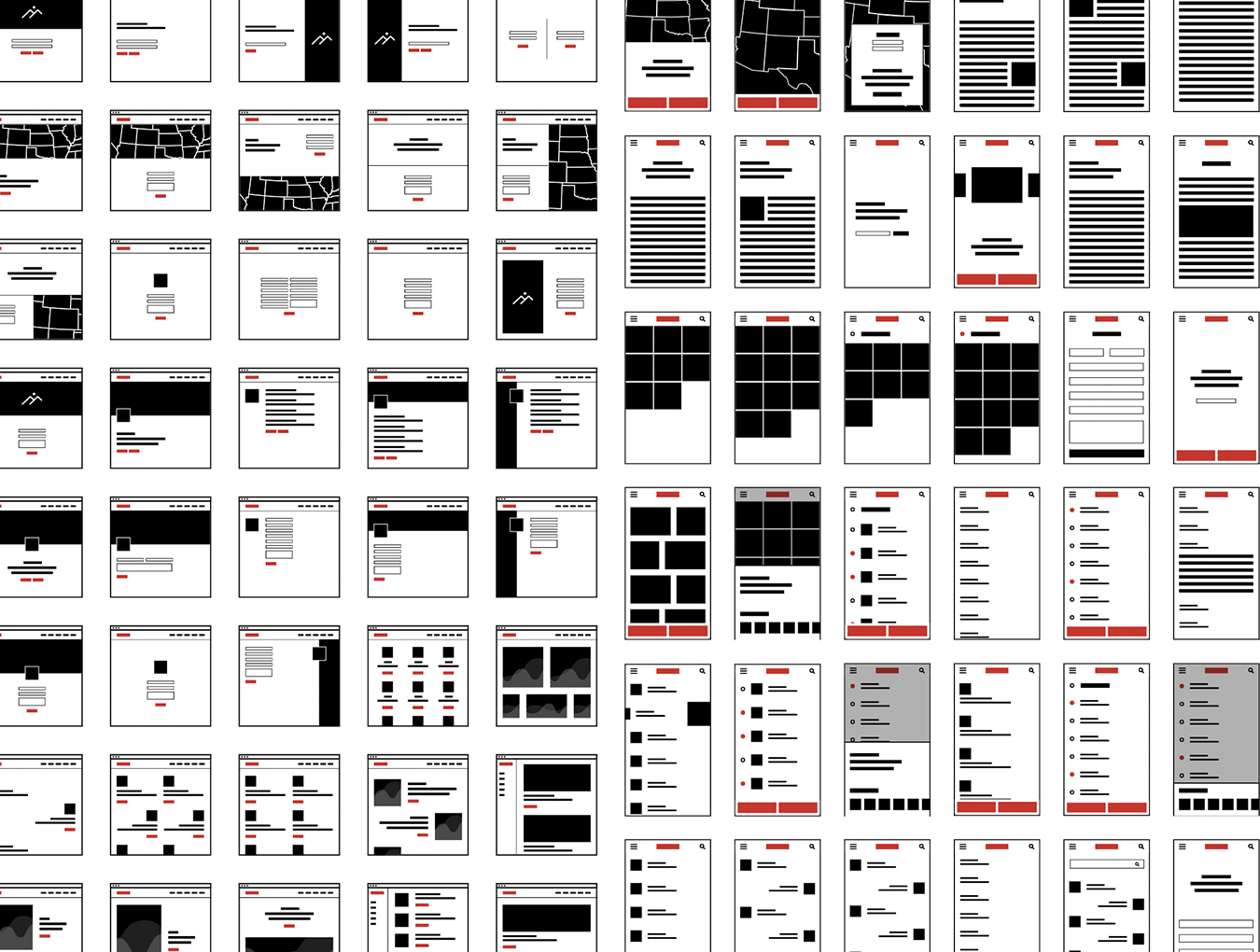 250多个屏幕的移动和网站用户体验流程图 Fol UX Flowchart_img_1