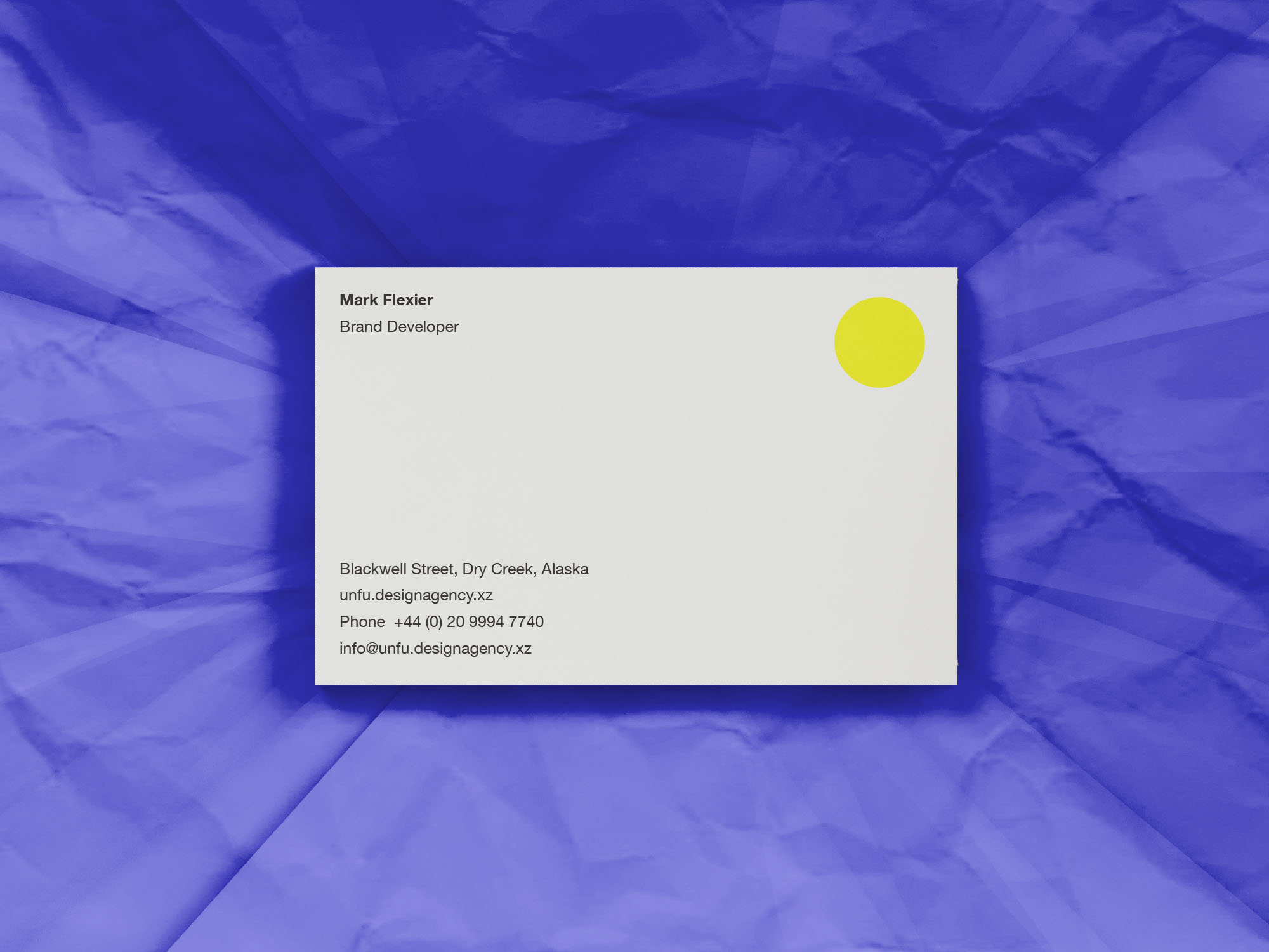 简约标志设计名片展示样机PSD模板 PSD Business Card Mockup_img_1