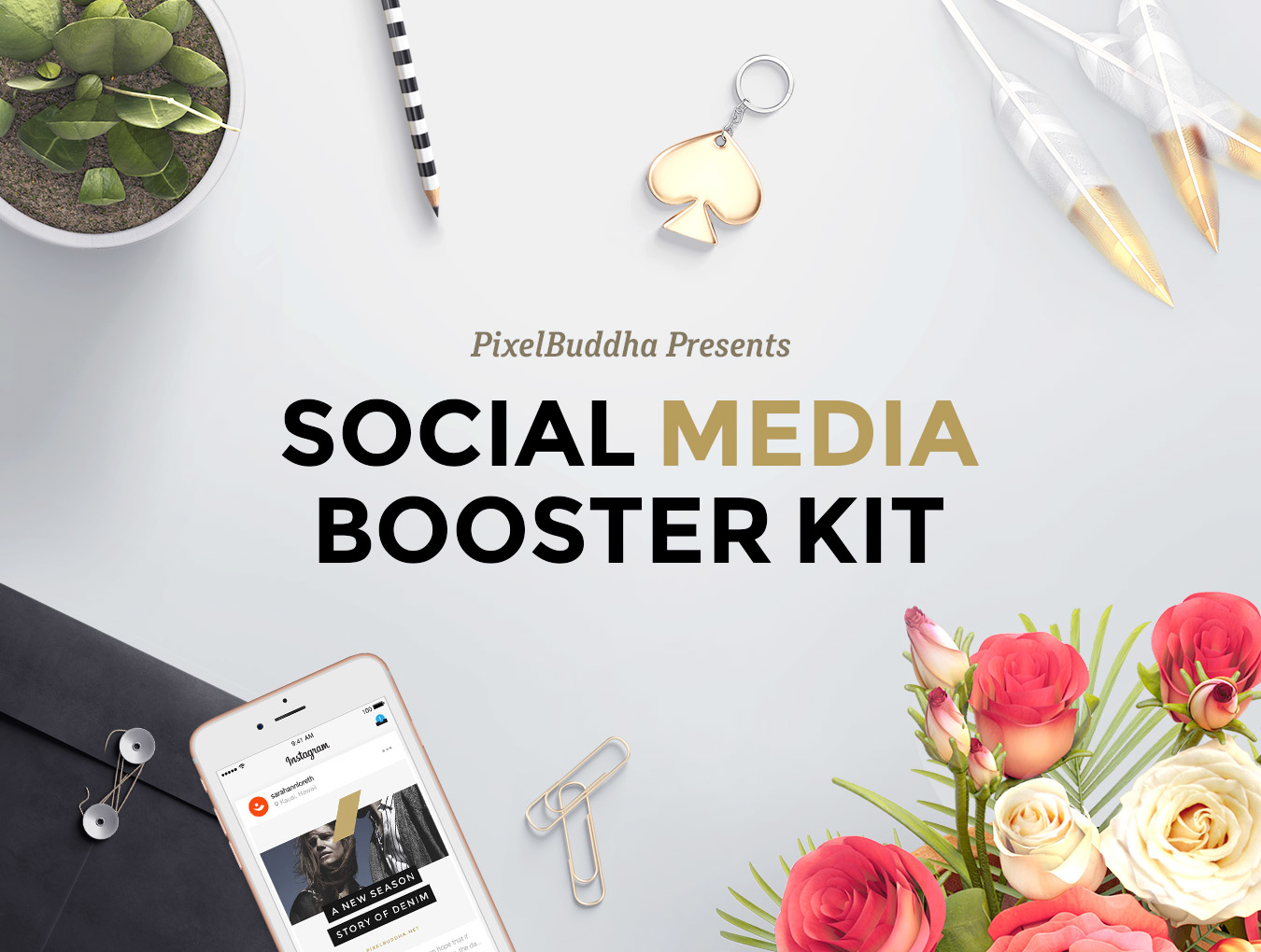 神奇的时尚博主服装电商营销INS风模板 Social Media Booster Kit_img_2