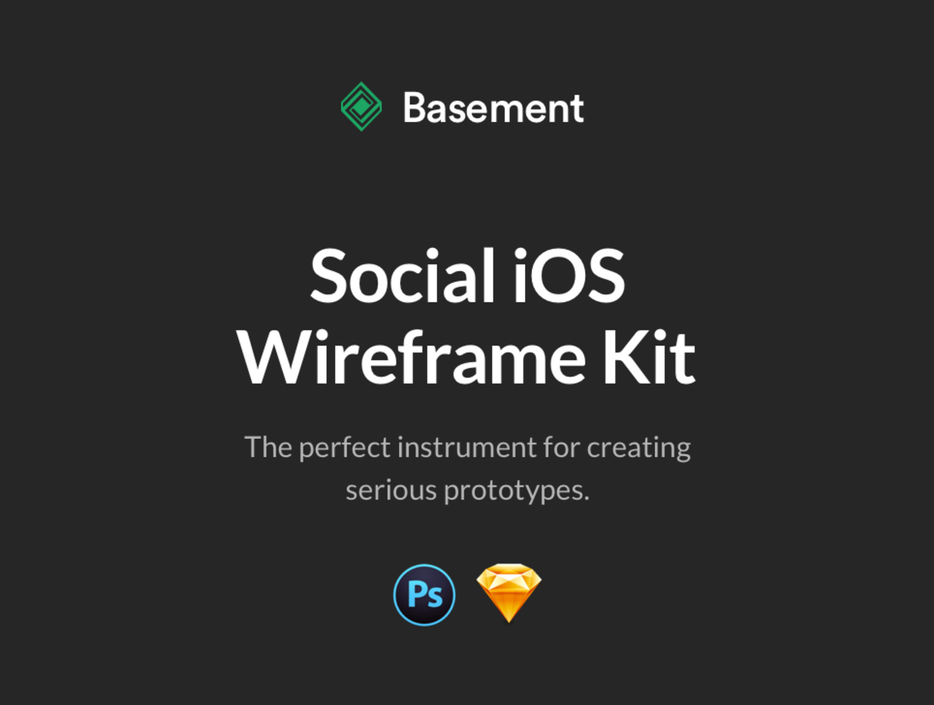 优质的iOS社交应用程序线框套件 Basement iOS Social_img_2