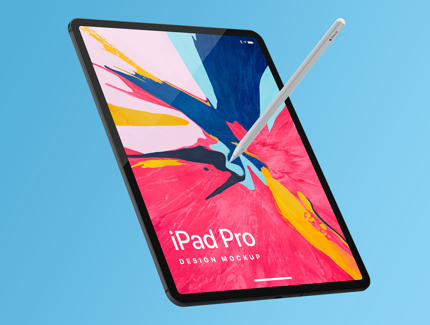 应用程序设计提案高分辨率iPad Pro展示样机02 iPad Pro Design Mockup 02_img_2