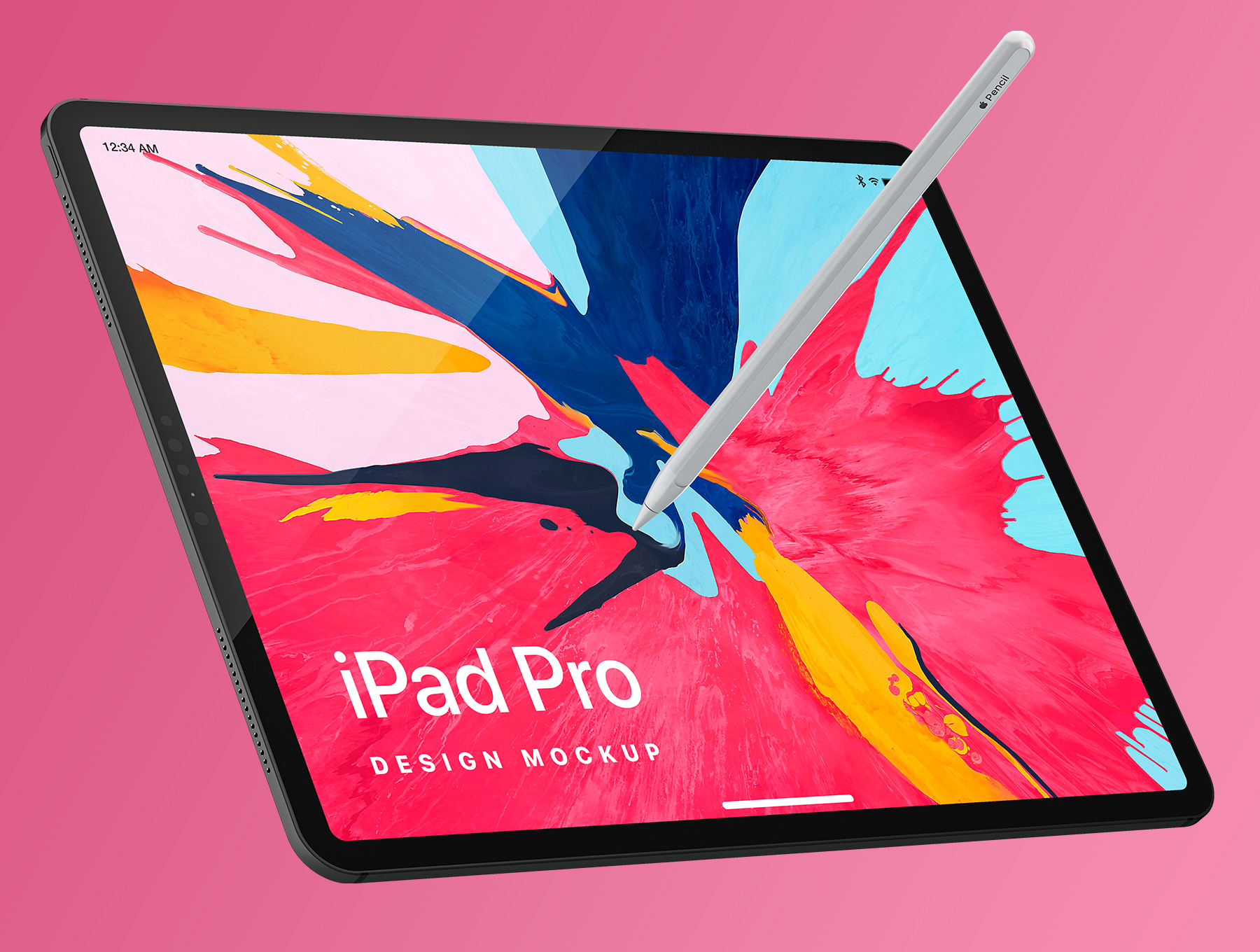 应用程序设计提案高分辨率iPad Pro展示样机02 iPad Pro Design Mockup 02_img_2