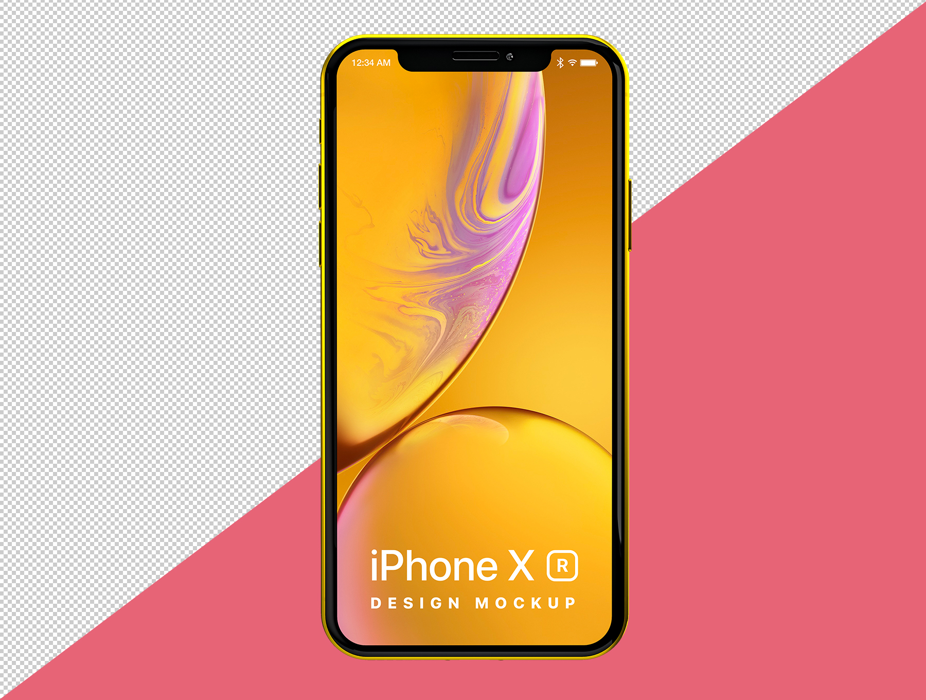 高品质应用程序设计iPhone XR展示样机03 iPhone XR Design Mockup 03_img_2