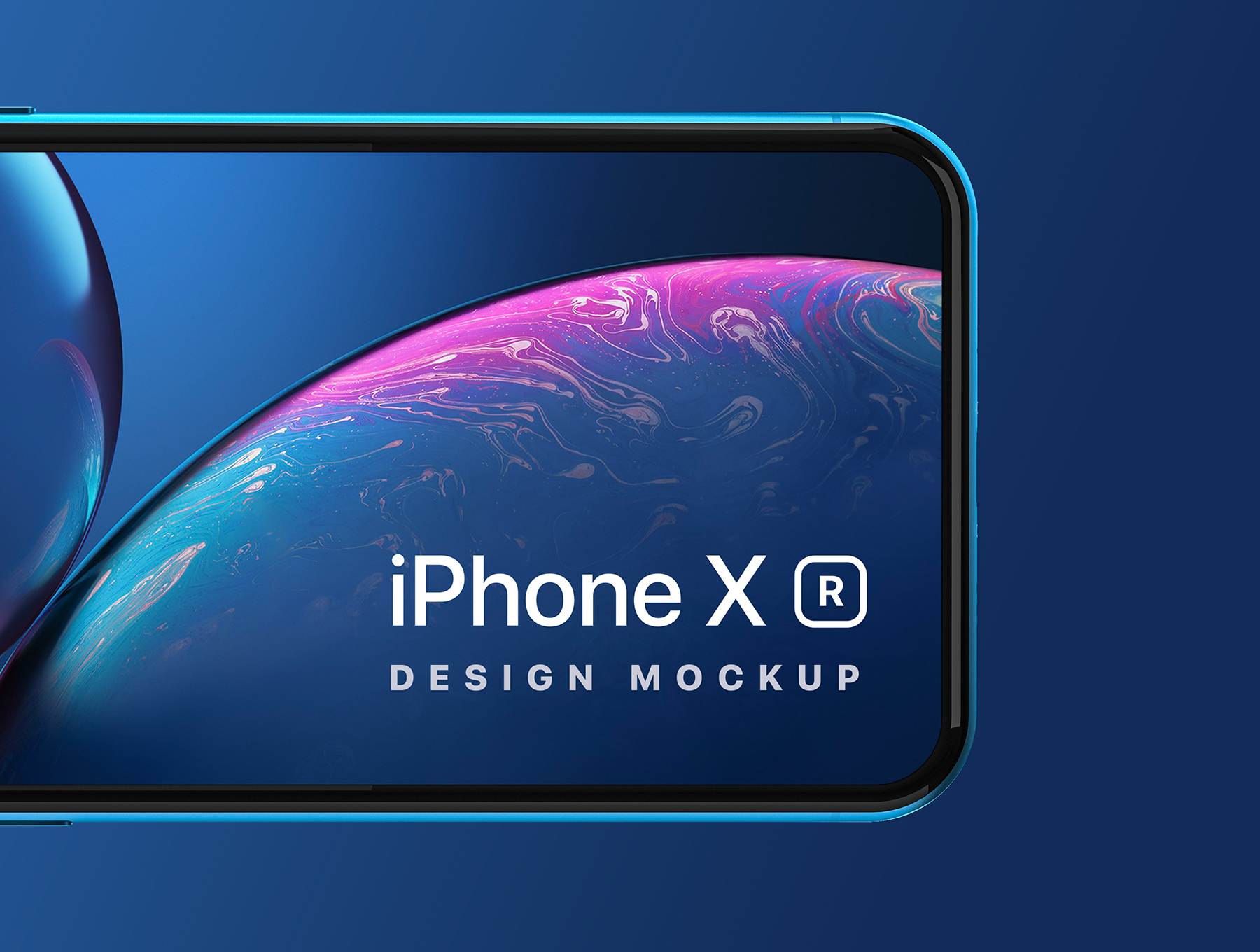 高品质应用程序设计iPhone XR展示样机03 iPhone XR Design Mockup 03_img_2