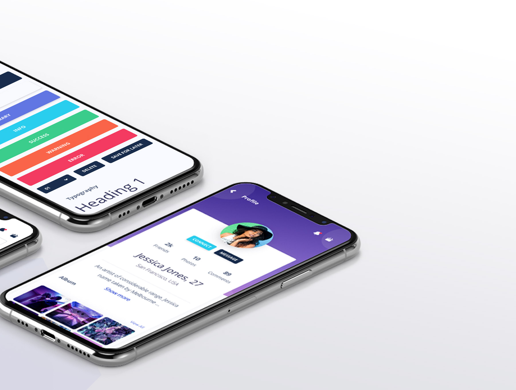 极简主义个人博客社交APP UI套件 Argon Mobile UI Kit_img_2