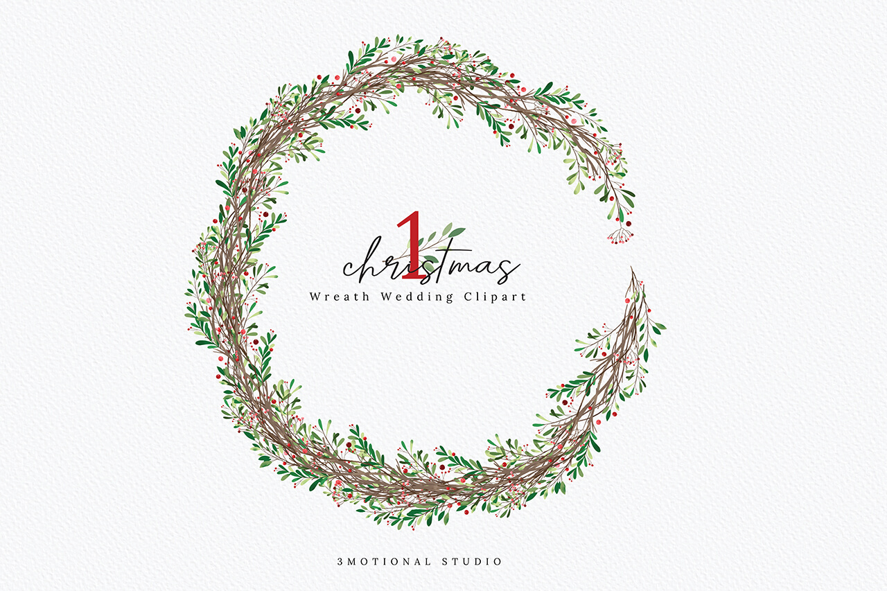 色彩缤纷圣诞节聚会写真卡PSD模板 Christmas Photo Card Template_img_2