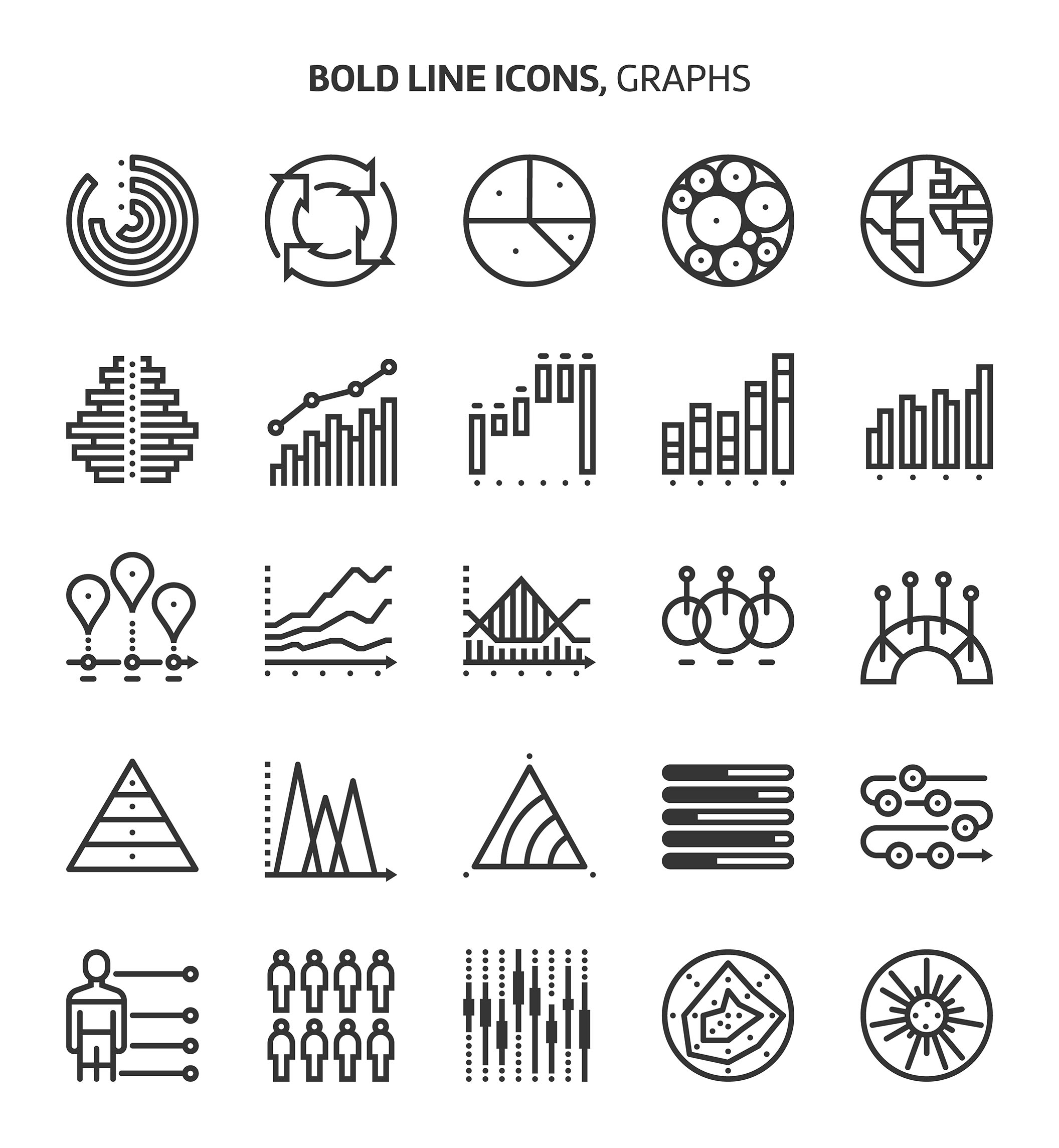 1280个粗线矢量图标ICON合集 Bold Line Icons_img_2