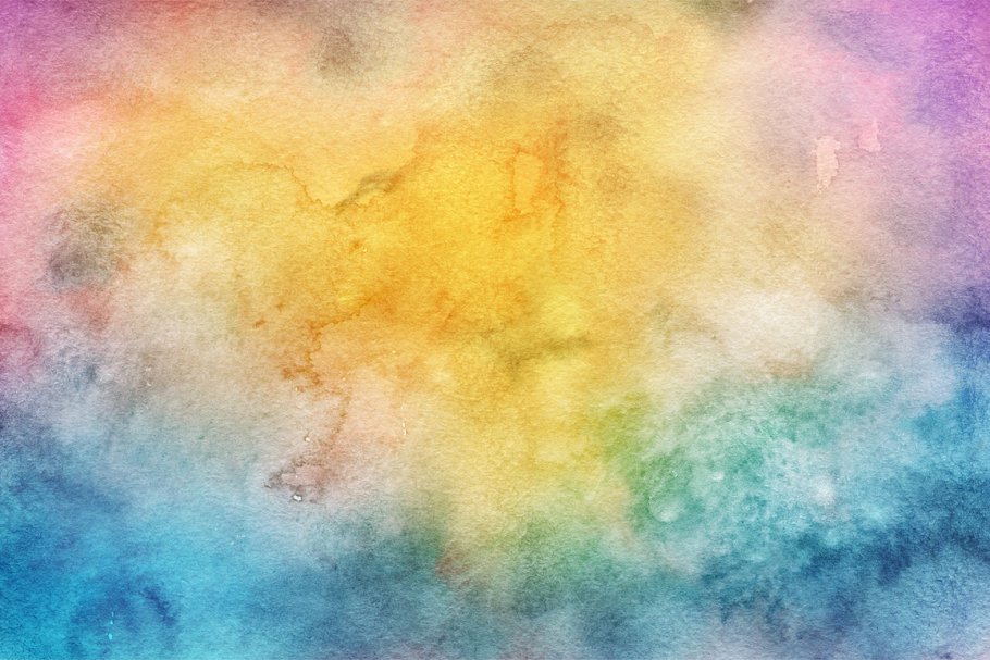 30个可爱的手绘春季水彩背景纹理 30 Spring Watercolor Backgrounds_img_2