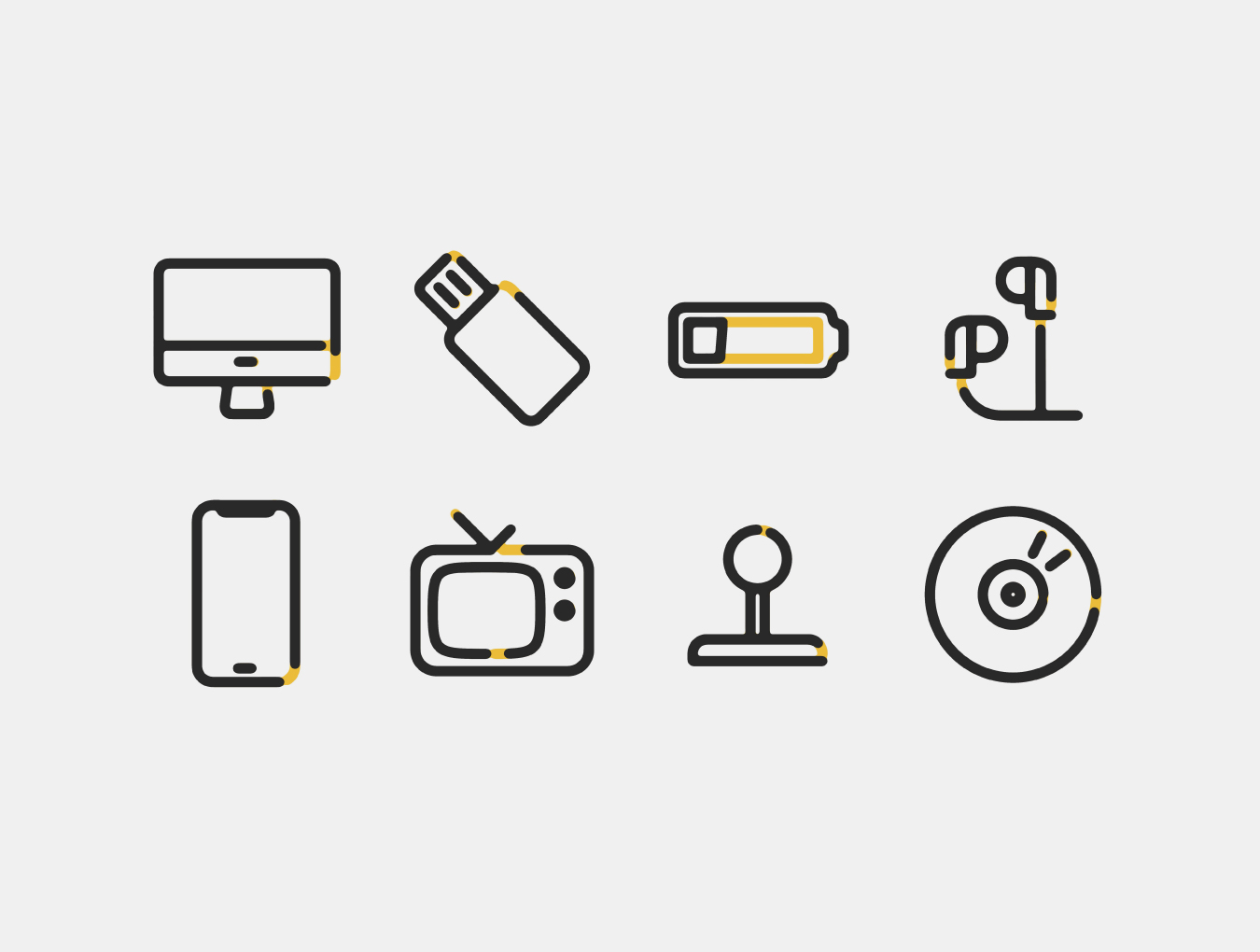 8个电子设备动画图标 8 Devices Animated Icons_img_2