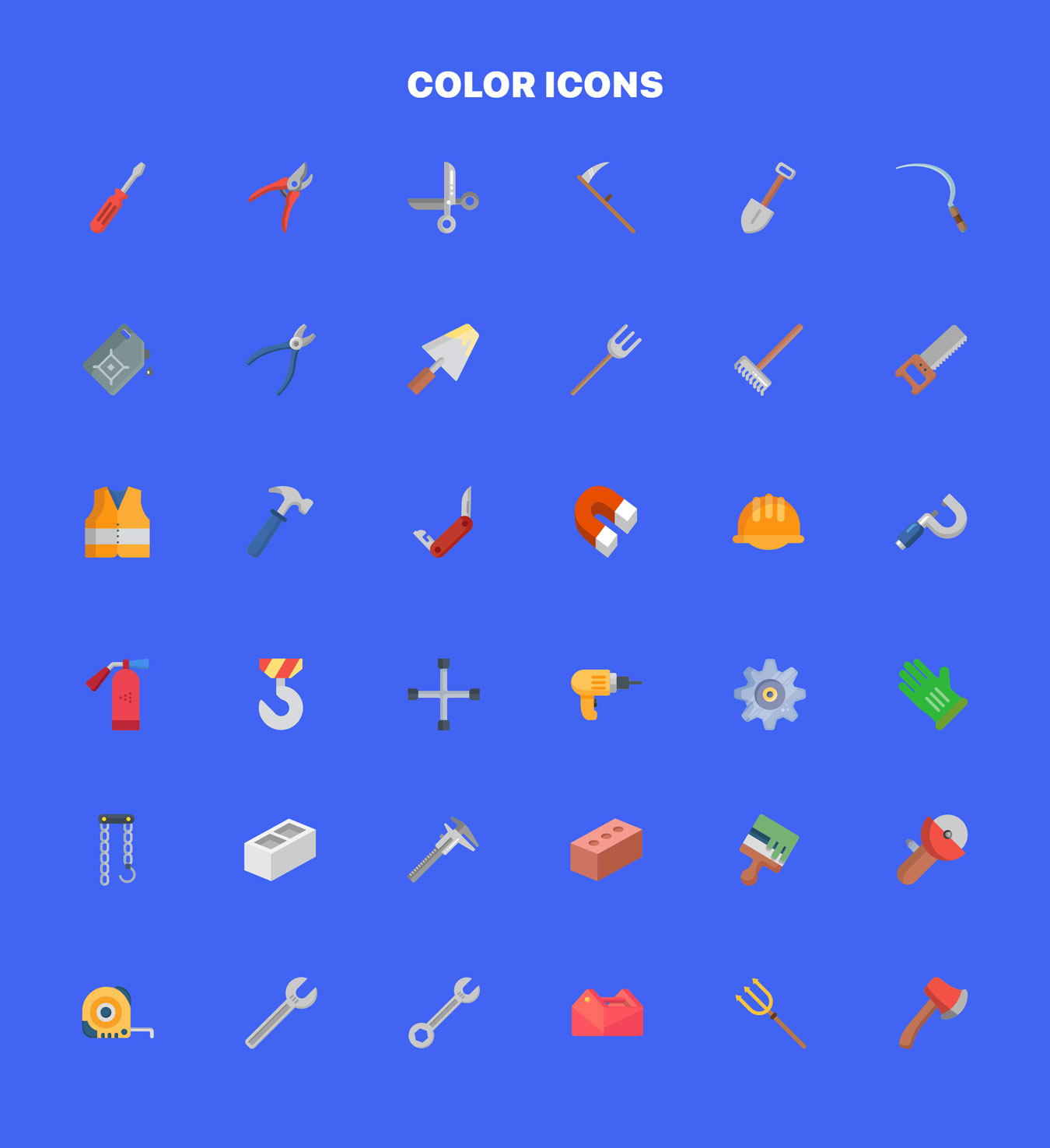 36个独特的UI工具仪器矢量图标 Instruments Icon Set_img_2