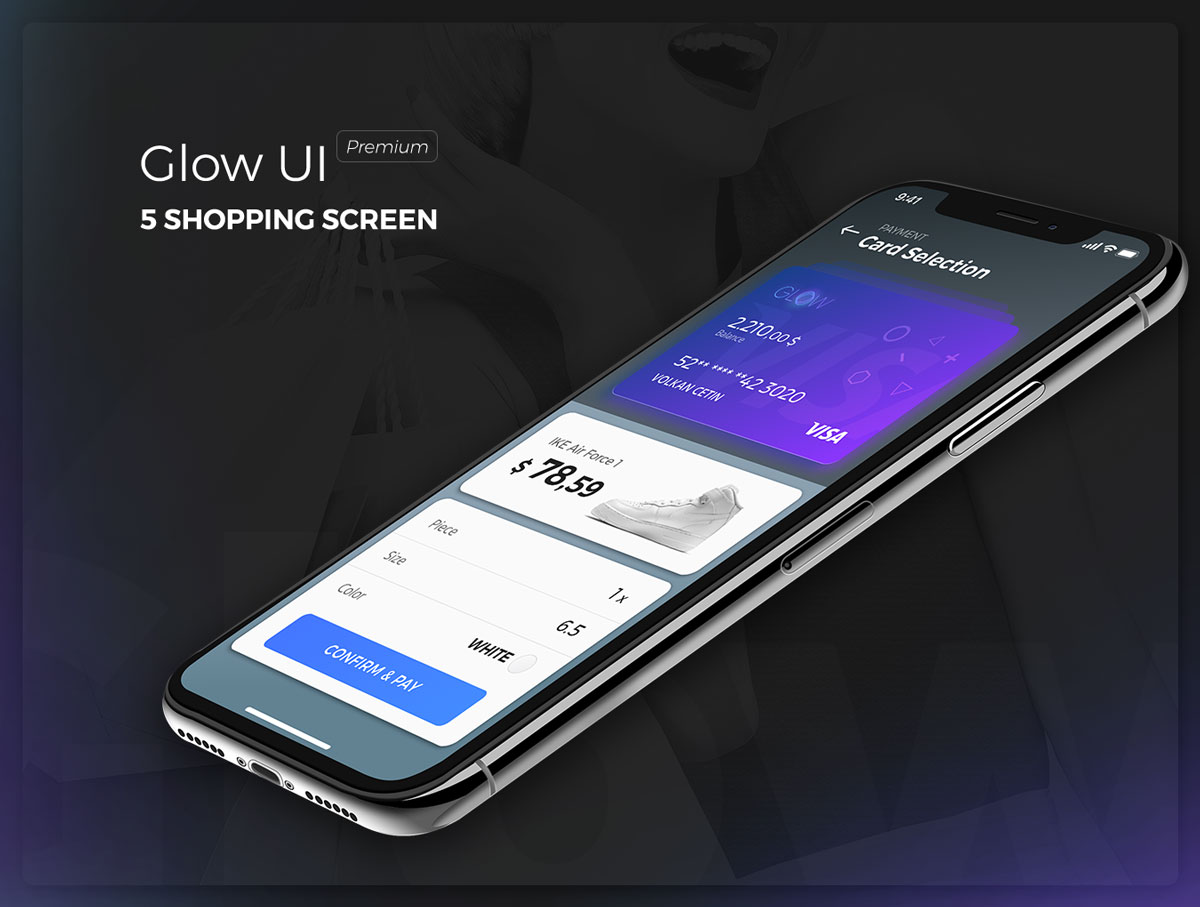 多功能社交商城导航APP UI套件 Glow UI_img_2