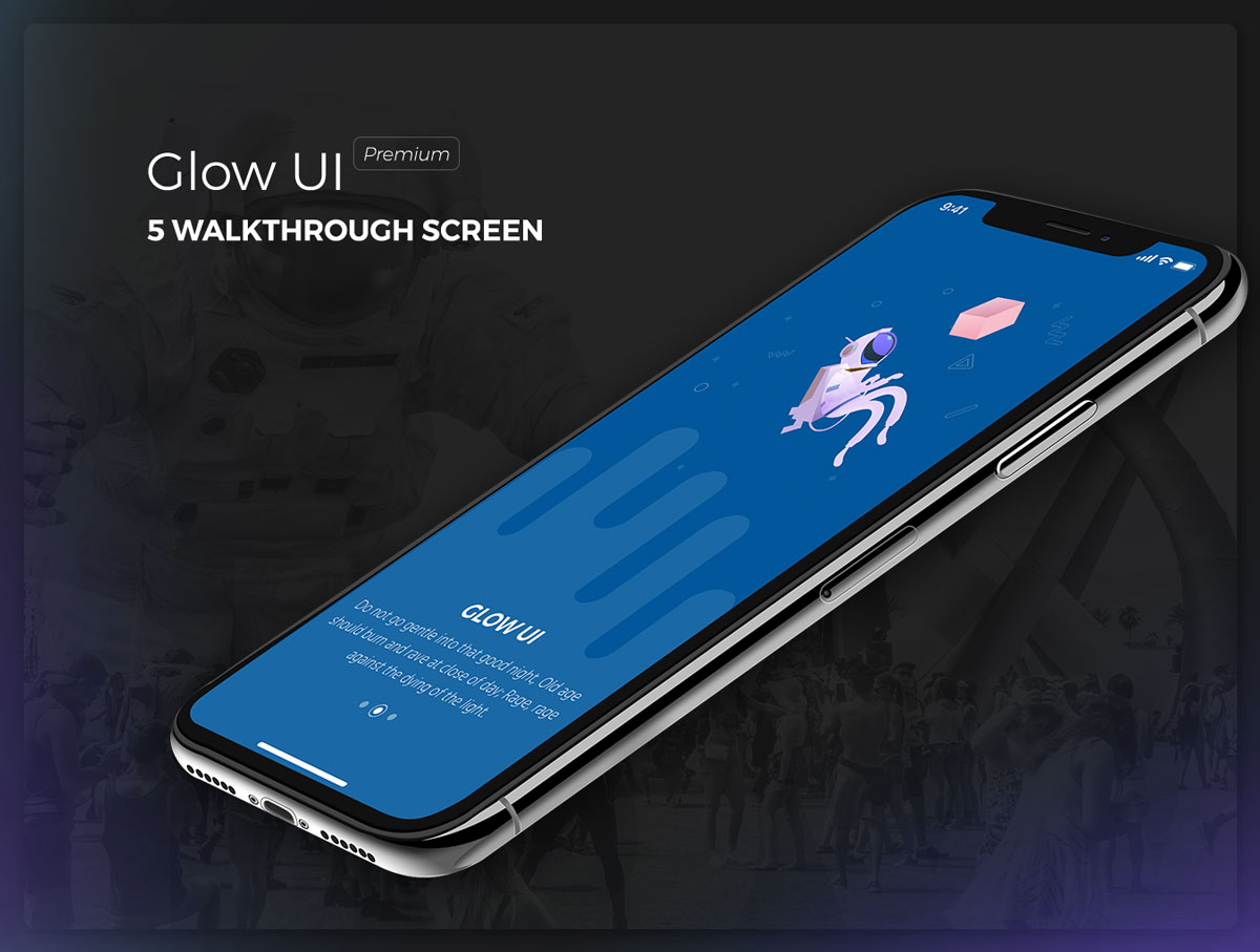 多功能社交商城导航APP UI套件 Glow UI_img_2