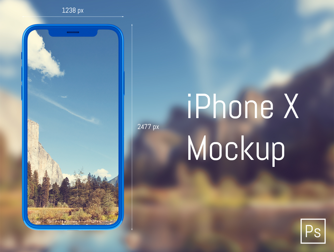 高品质背景装饰iPhone X AIR样机 iPhone X AIR Mockup_img_2