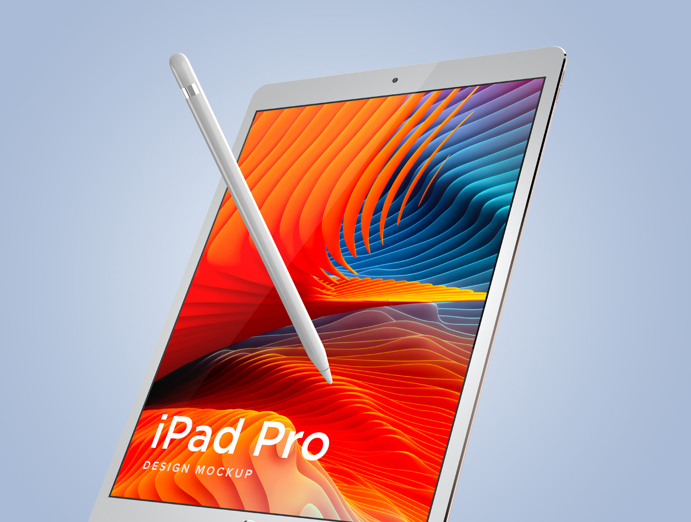 高分辨率iPad Pro模板APP设计展示样机 iPad Design Mockup_img_2