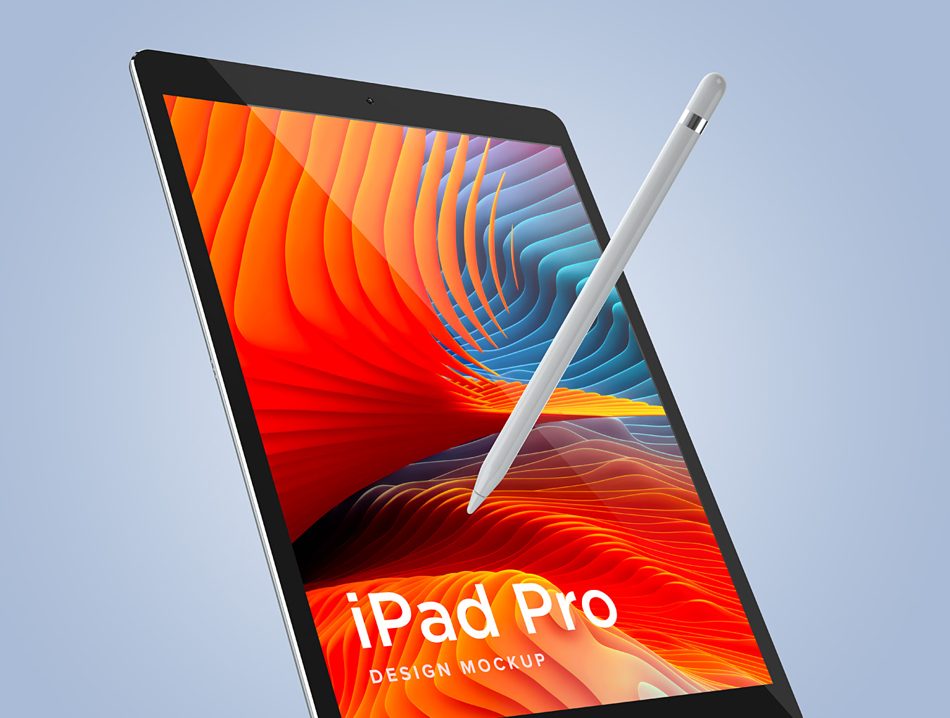 高分辨率iPad Pro模板APP设计展示样机 iPad Design Mockup_img_2