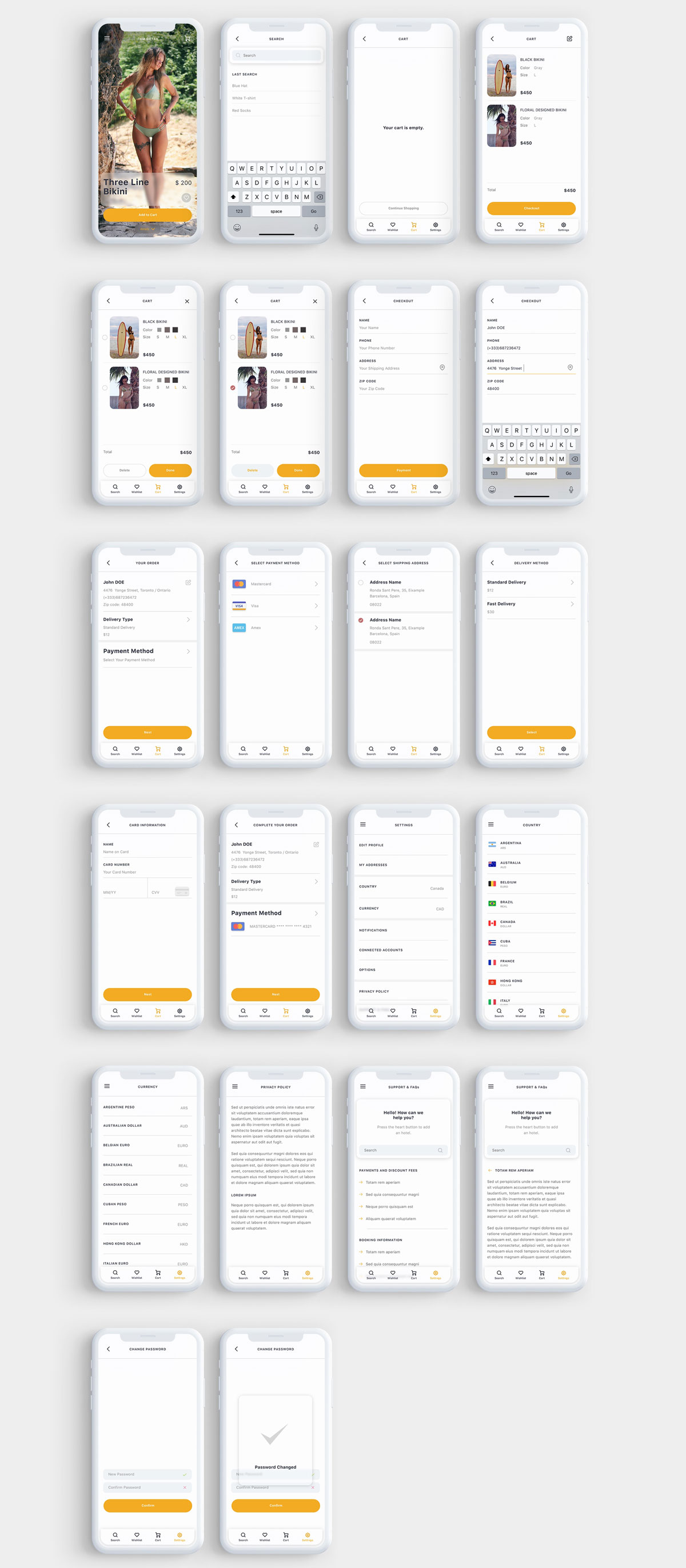 现代实用的电子商务移动应用程序UI套件 Soko E-Commerce UI Kit_img_2