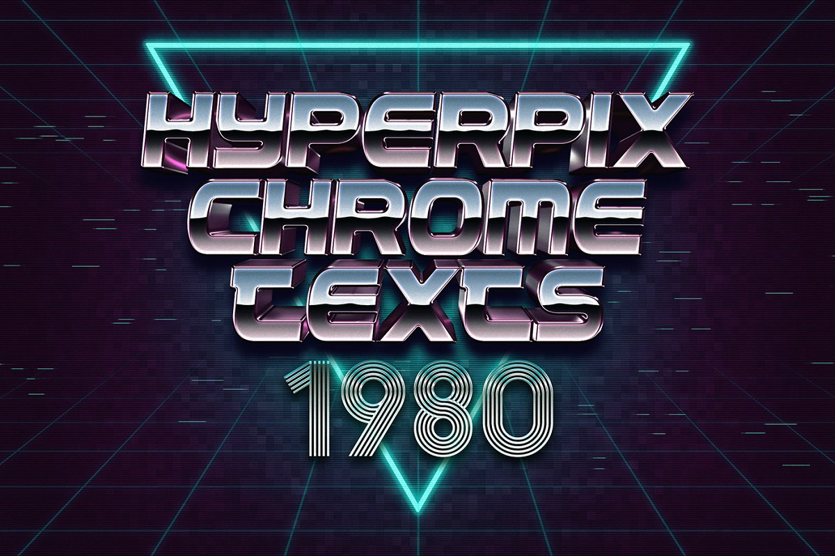 80年代复古3D文字效果图层样式Vol.2 80s Text Effects Vol.2_img_2