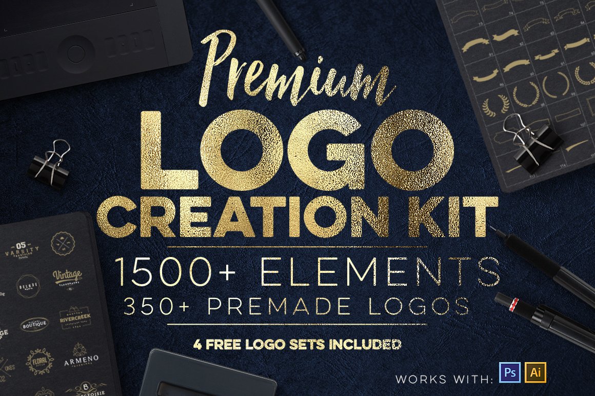 超棒的LOGO徽标创建工具包 Logo Creation Kit Bundle Edition_img_2