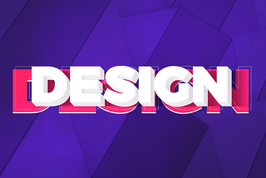 2019年3D文字效果流行趋势 3D Text Effects 2019 Trends_img_2