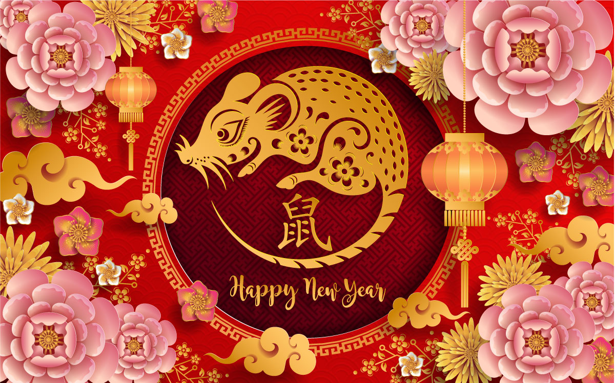 高品质2020年农历鼠年EPS矢量图形合集 High quality 2020 Lunar Year of the Rat EPS Vector Graphic Collection_img_2