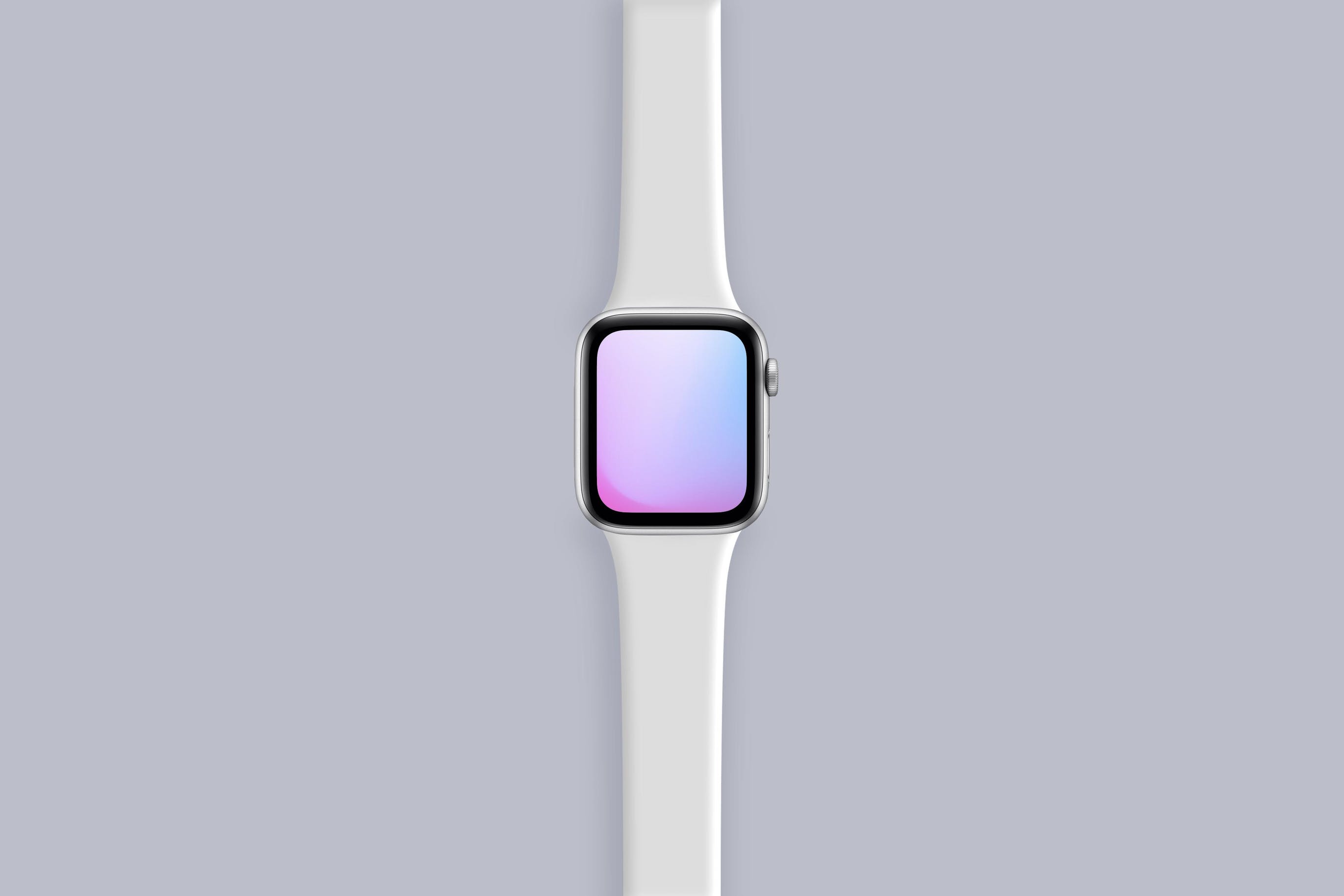 2019款Apple Watch第五代机型智能手表样机模板 Apple Watch Series 5 Mockup PSD_img_2