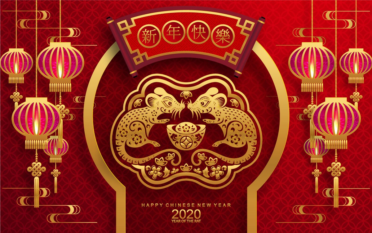 高品质2020年农历鼠年EPS矢量图形合集 High quality 2020 Lunar Year of the Rat EPS Vector Graphic Collection_img_2