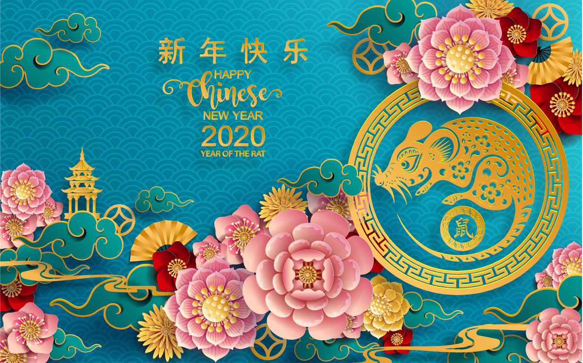 高品质2020年农历鼠年EPS矢量图形合集 High quality 2020 Lunar Year of the Rat EPS Vector Graphic Collection_img_2