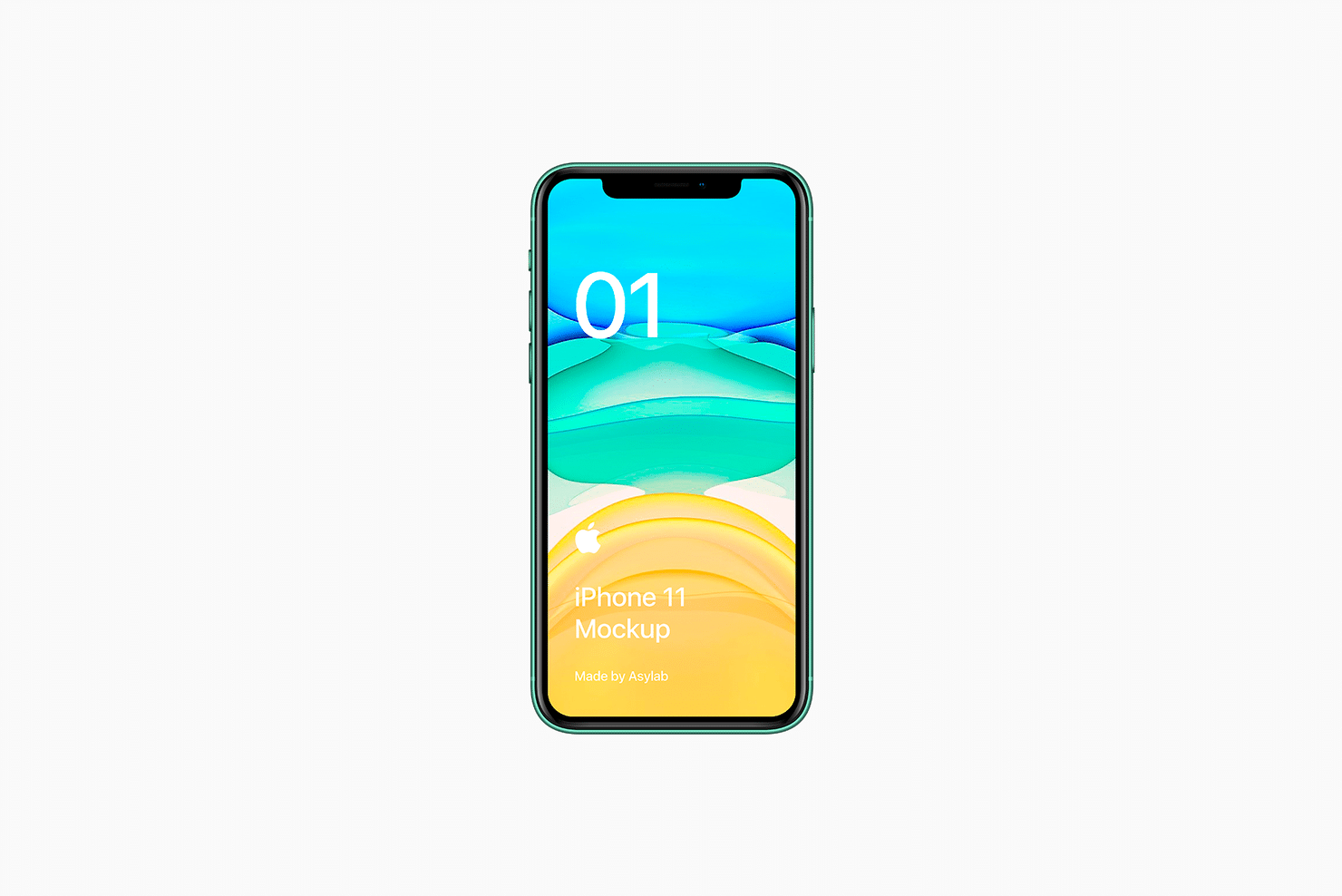 全新iPhone 11手机屏幕界面演示样机PSD模板 iPhone 11 Mockup PSD_img_2