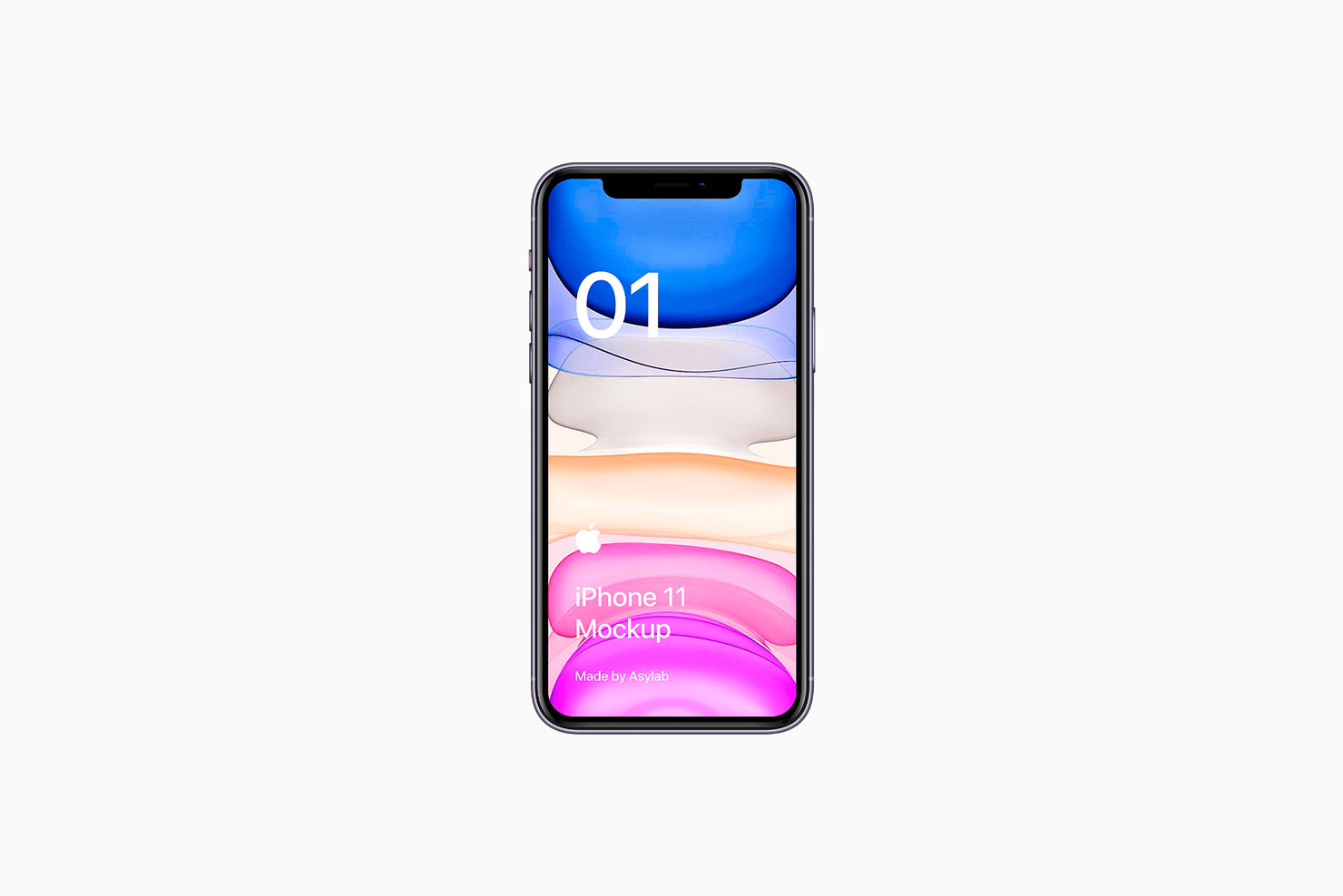 全新iPhone 11手机屏幕界面演示样机PSD模板 iPhone 11 Mockup PSD_img_2