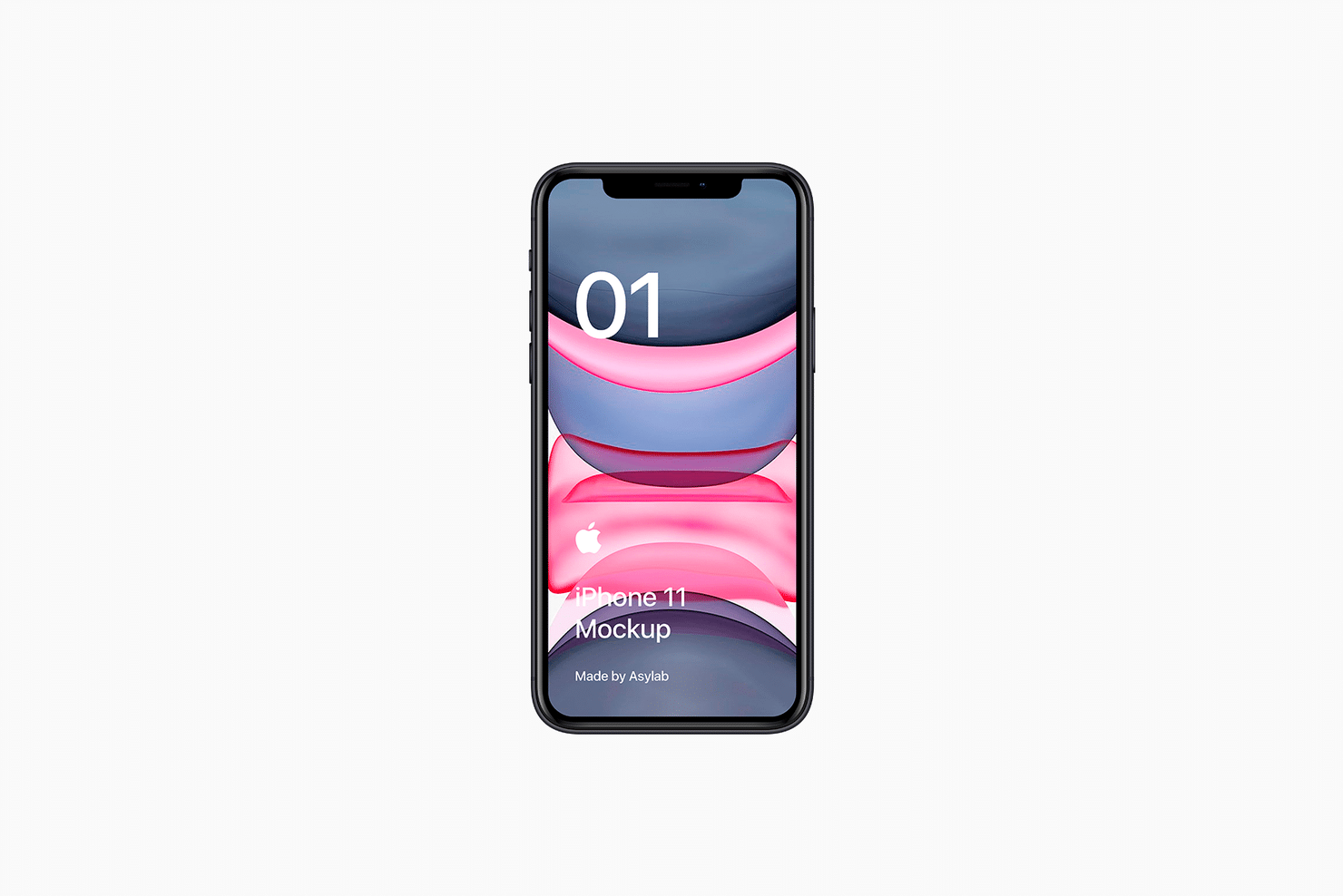 全新iPhone 11手机屏幕界面演示样机PSD模板 iPhone 11 Mockup PSD_img_2