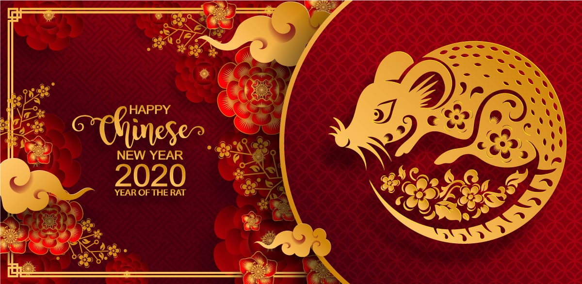 高品质2020年农历鼠年EPS矢量图形合集 High quality 2020 Lunar Year of the Rat EPS Vector Graphic Collection_img_2