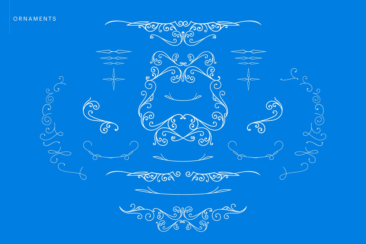 哥特式装饰风格字体下载 Blue Angel Font_img_2