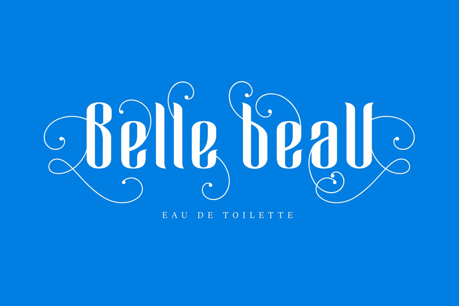 哥特式装饰风格字体下载 Blue Angel Font_img_2