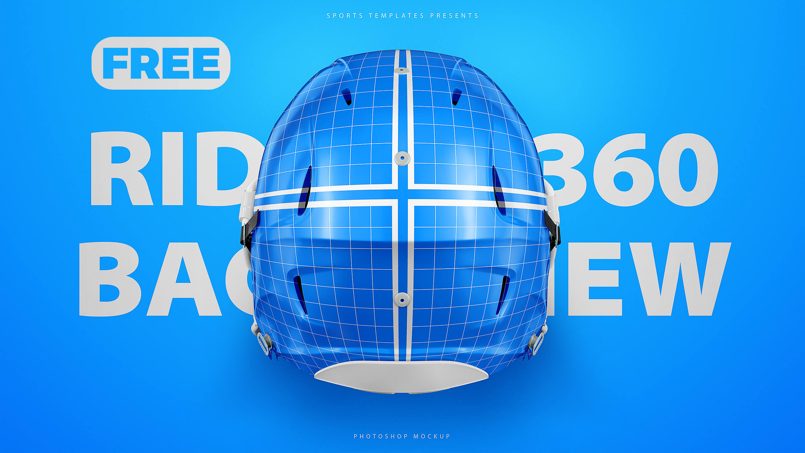 超逼真的美式足球橄榄球头盔样机PSD模板 Ultra Realistic Riddell Speedflex Helmet Mockups PSD_img_2