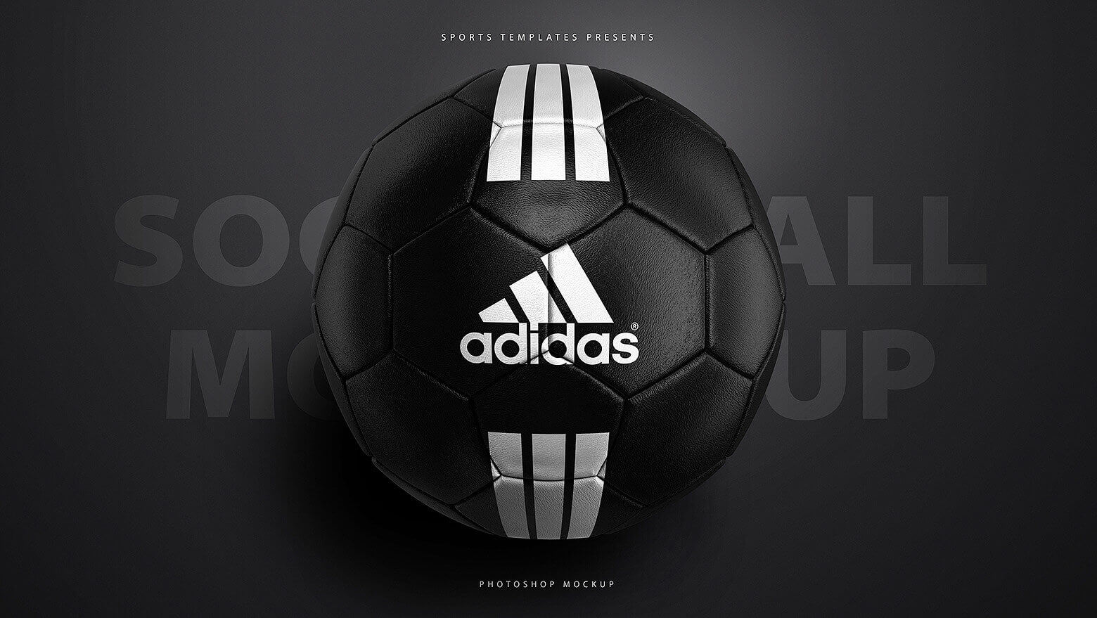 高品质体育品牌设计提案足球展示样机PSD模板 Football / Soccer Ball Photoshop Mockup PSD_img_2