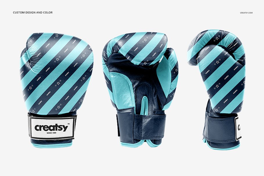 拳击手套样机集PSD模板 Boxing Gloves Mockup Set_img_2