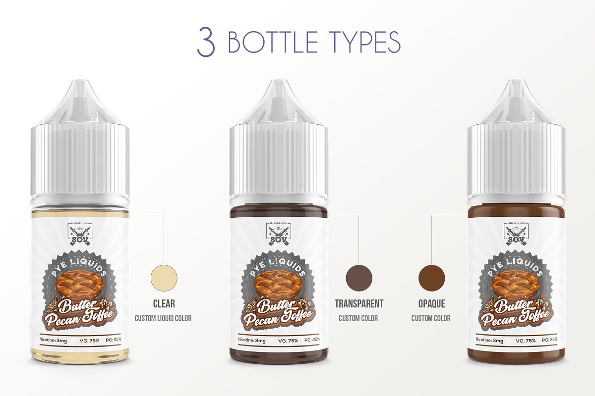 优质30ml眼药水塑料瓶包装样机 eLiquid Bottle Mockup v. 30ml-C Plus_img_2