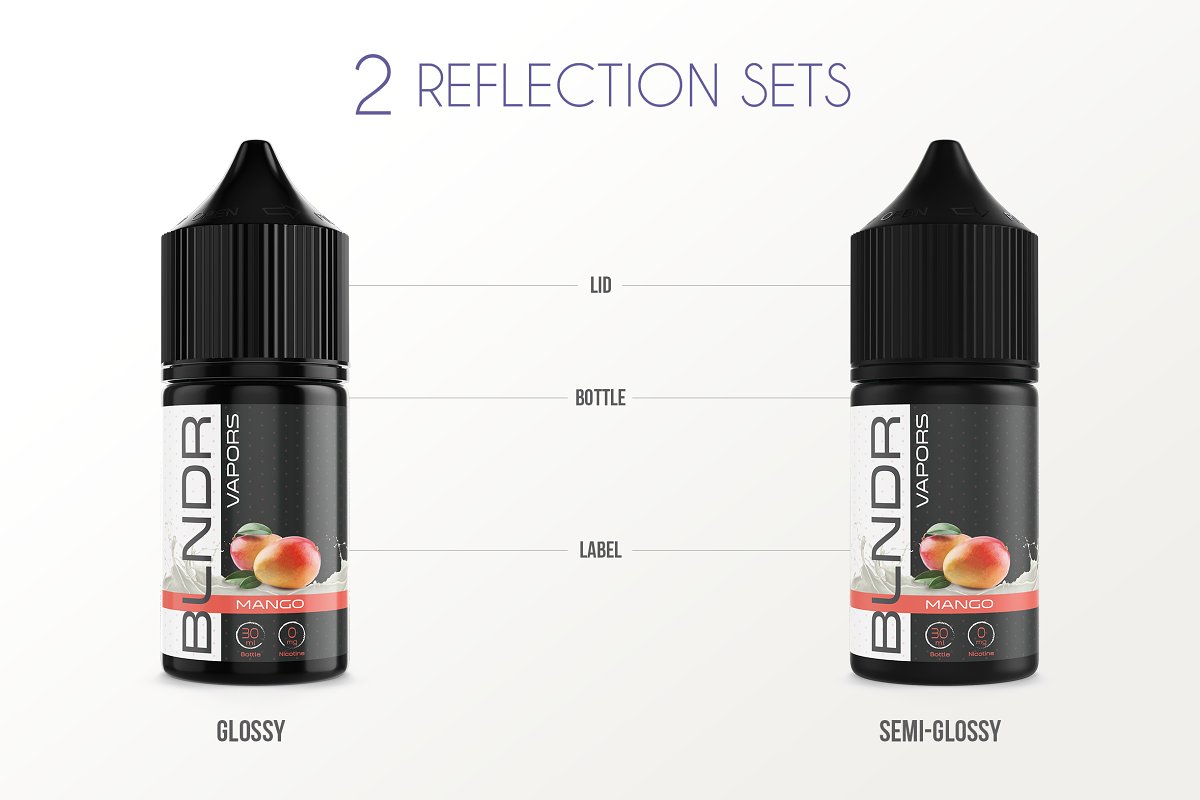 优质30ml眼药水塑料瓶包装样机 eLiquid Bottle Mockup v. 30ml-C Plus_img_2