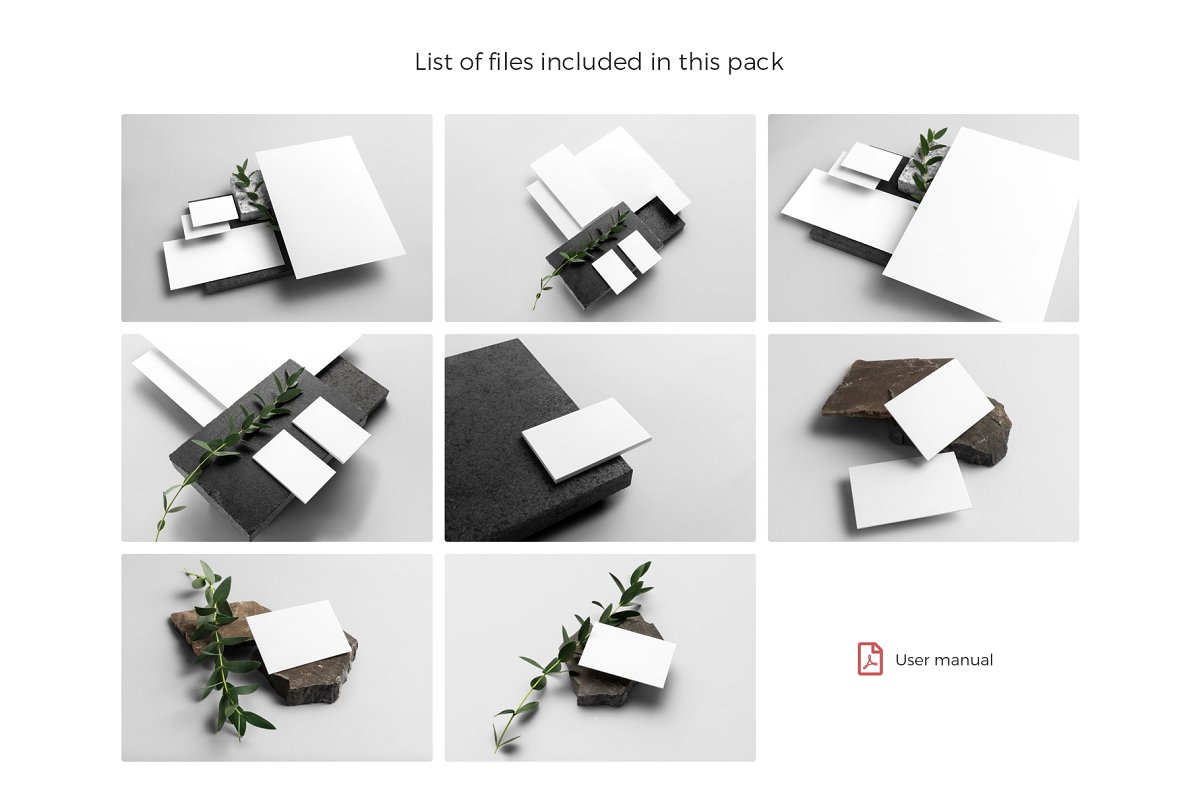 时尚优雅小清新品牌设计提案办公文创展示样机 Pure Branding Mockup Vol. 1_img_2