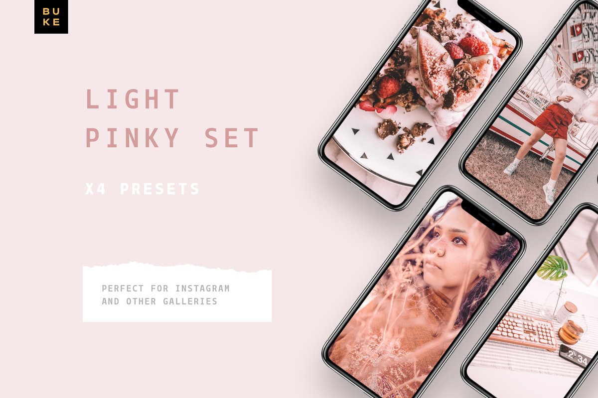 令人敬畏的浅粉色粉彩玫瑰色照片后期特效LR预设 Candy Rose Lightroom Presets Bundle_img_2