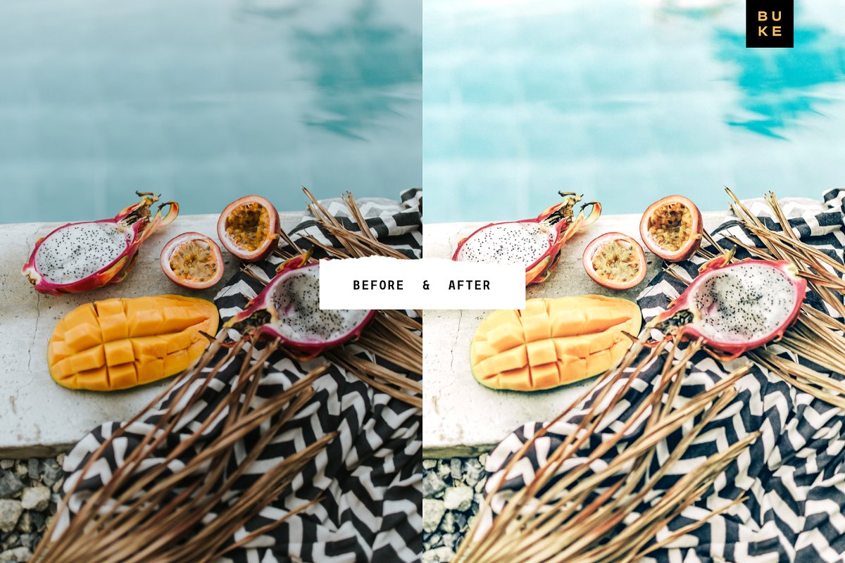 极简主义热带海边旅行摄影照片调色LR预设 Tropical Lightroom Presets Bundle_img_2