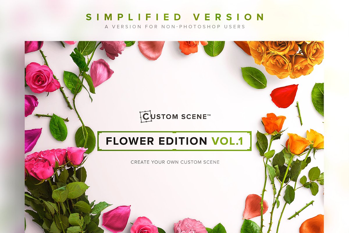 高品质的婚礼情人节贺卡PSD模板 Simplified - Flower Ed. Vol. 1_img_2