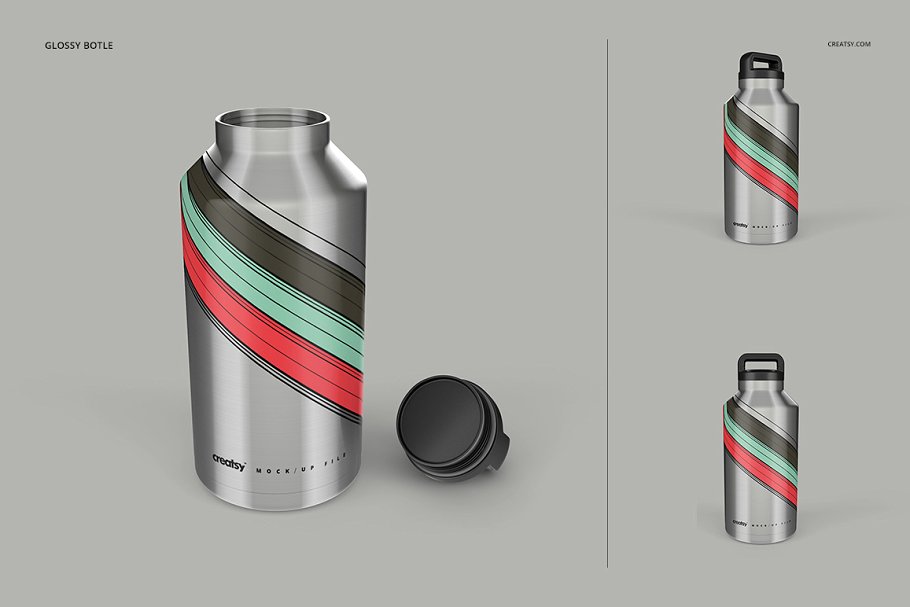 双层不锈钢保温杯展示样机 Stainless Steel Tumbler 64oz Mockup_img_2