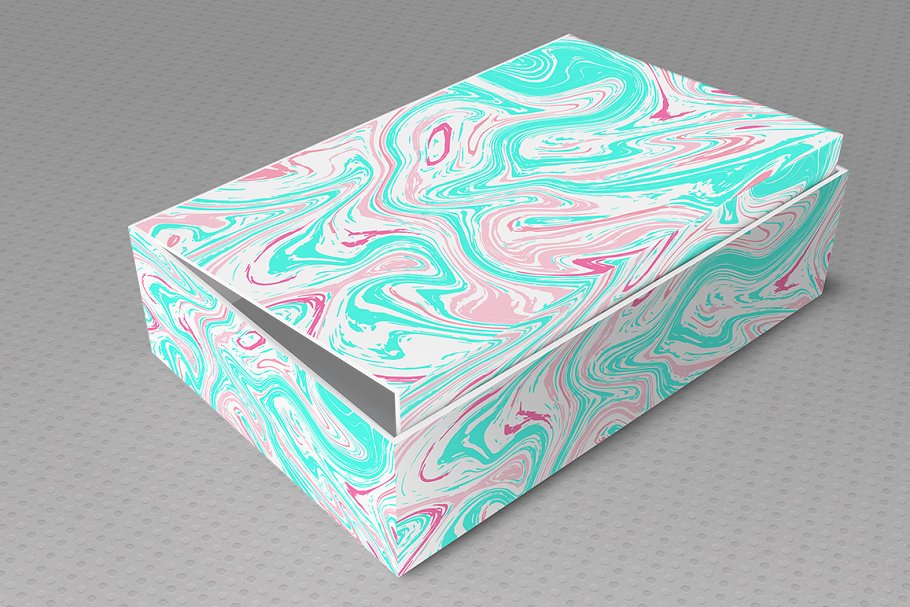 婚礼请柬包装背景印刷大理石纹理 Set Marble Vector Textures._img_2
