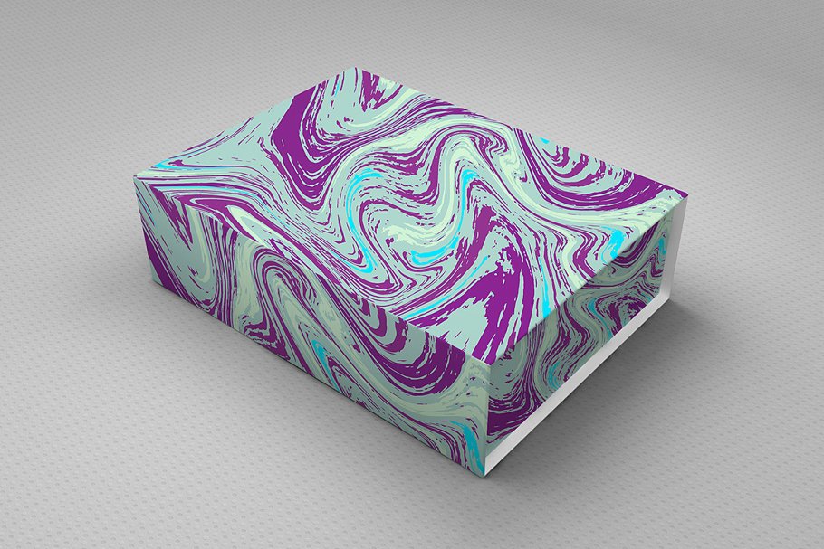 婚礼请柬包装背景印刷大理石纹理 Set Marble Vector Textures._img_2