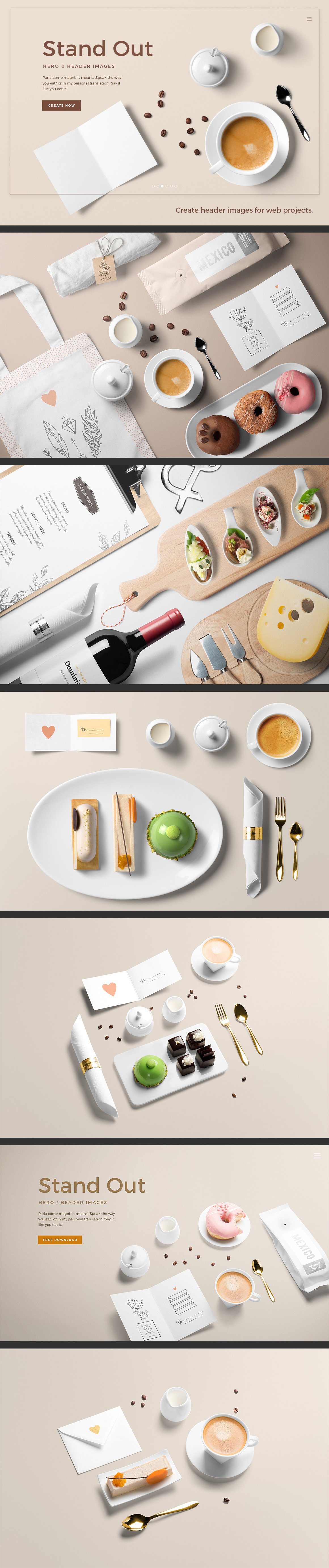 [9.4G] 精美咖啡披萨西餐厅品牌LOGO设计厨房场景展示样机 Kitchen Ready Mockup Creator_img_2