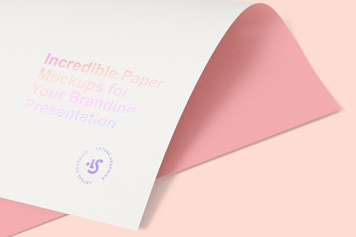 [32.4G] 强大标志LOGO设计提案印刷品纸展示样机 Paper Branding Mockups Bundle_img_2