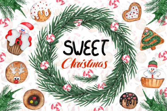 Watercolor-Sweet-Christmas-Cookies-by-tanatadesign-580x387